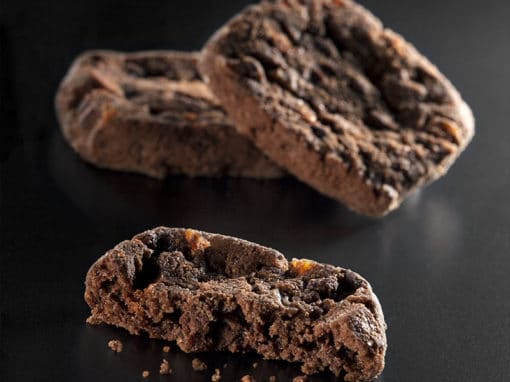 Chocolate caramel biscuit